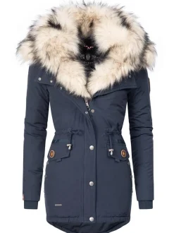 Navahoo Damen Wintermantel - Sweety in marine