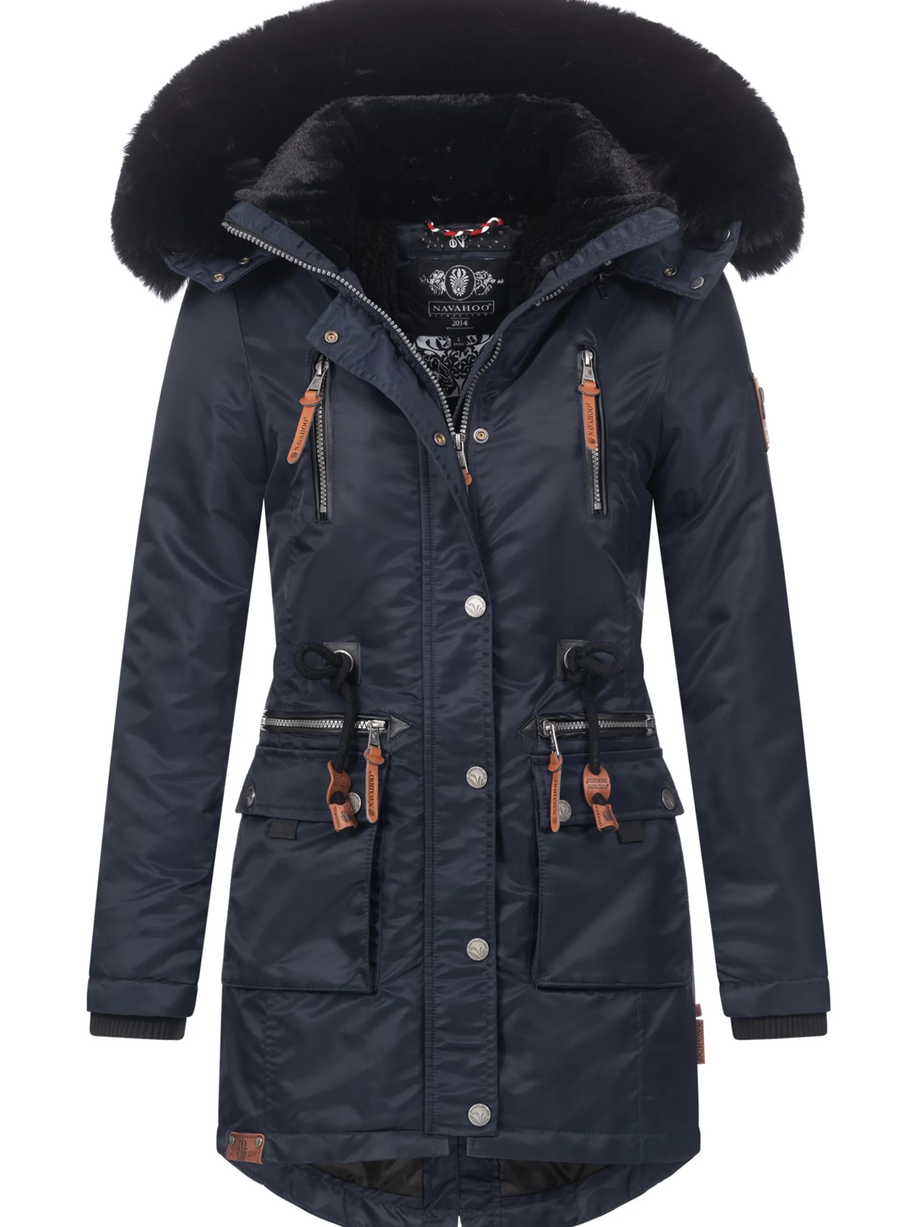 Navahoo Winterjacke - Mangala Pri in blau