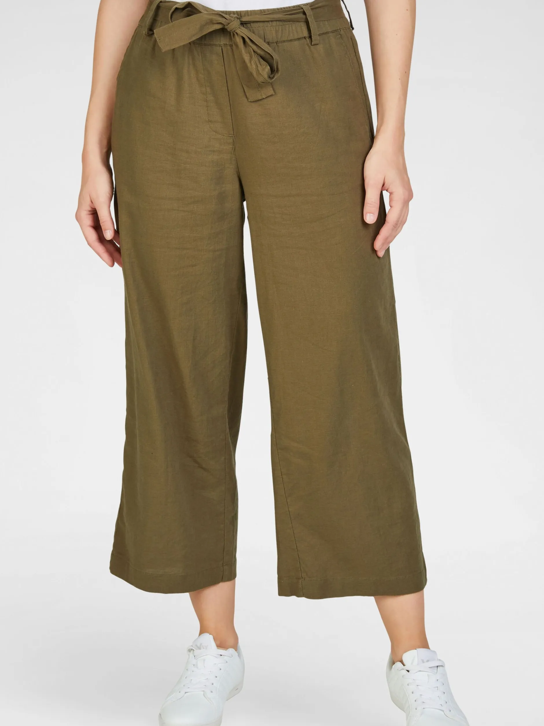 Navigazione Damen Hose in oliv - Länge: lang