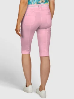 Navigazione Damen Hose in rosa - Länge: verkürzt