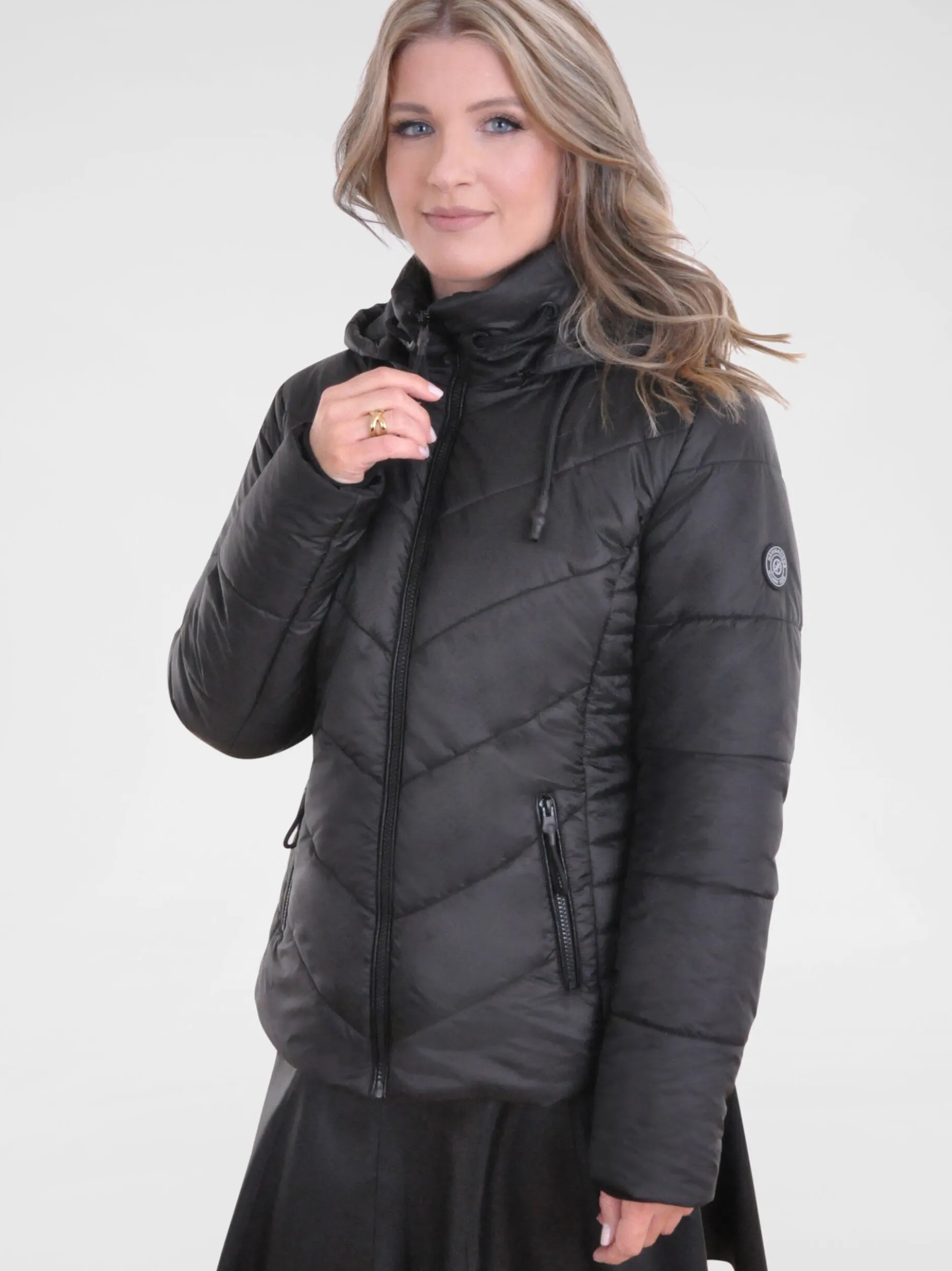 Navigazione Damen Jacke in schwarz