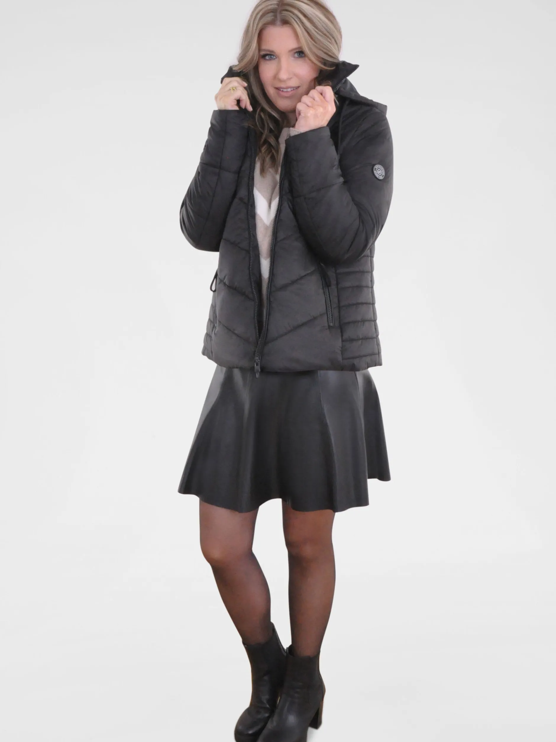 Navigazione Damen Jacke in schwarz