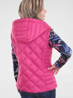 Navigazione Damen Weste in pink