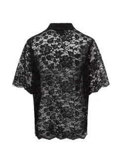 Neo Noir Damen Bluse - Lamari Lace in schwarz