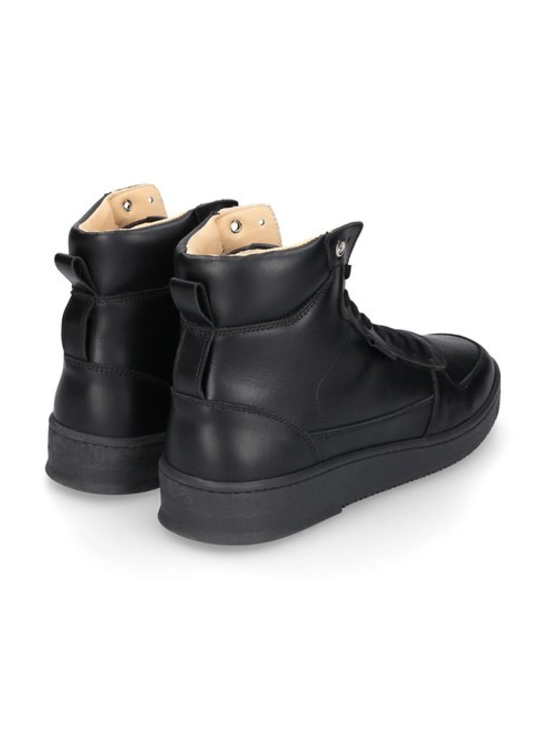 N91 Herren Sneaker – Bball Hi M AB in schwarz