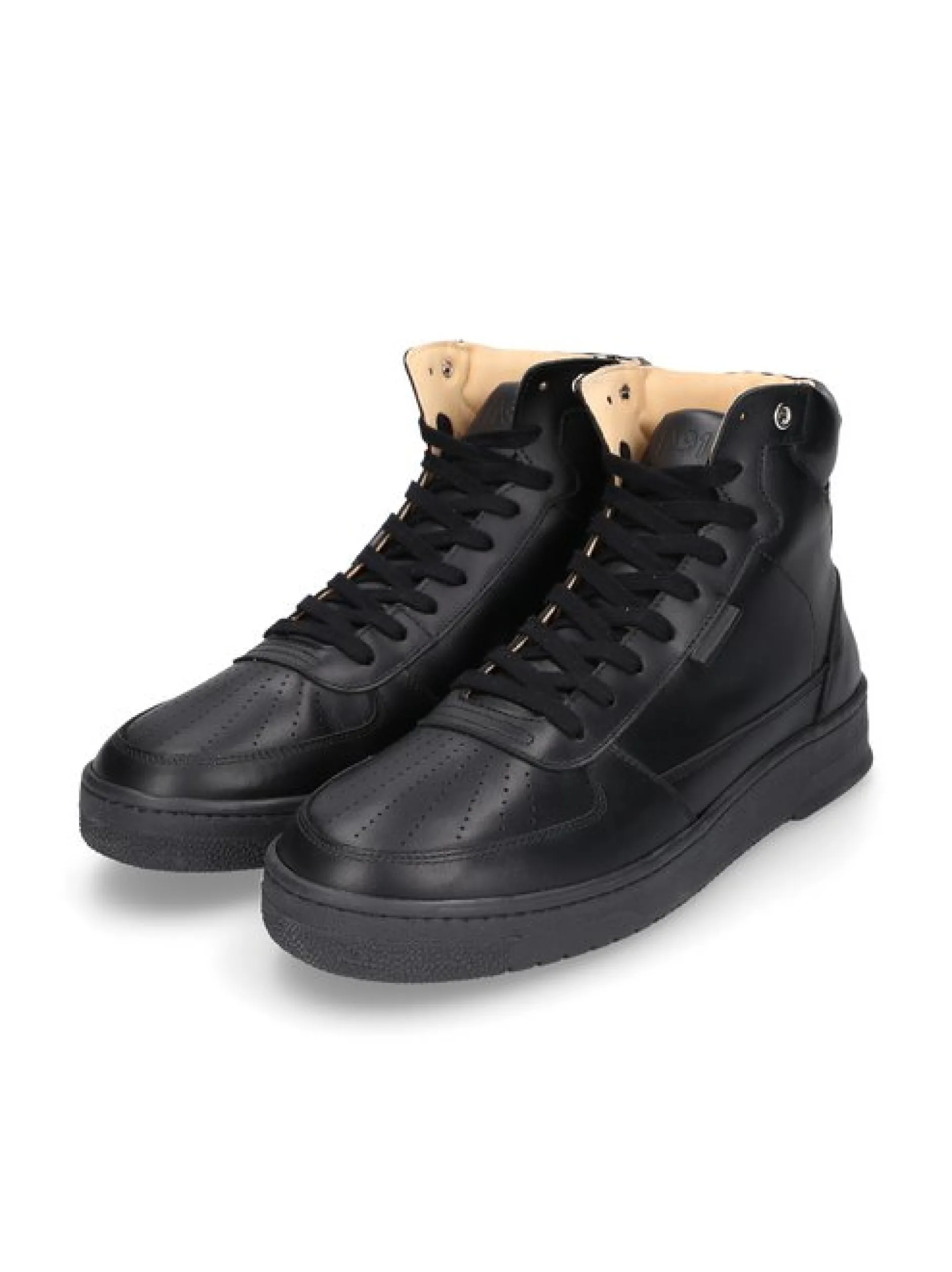 N91 Herren Sneaker – Bball Hi M AB in schwarz
