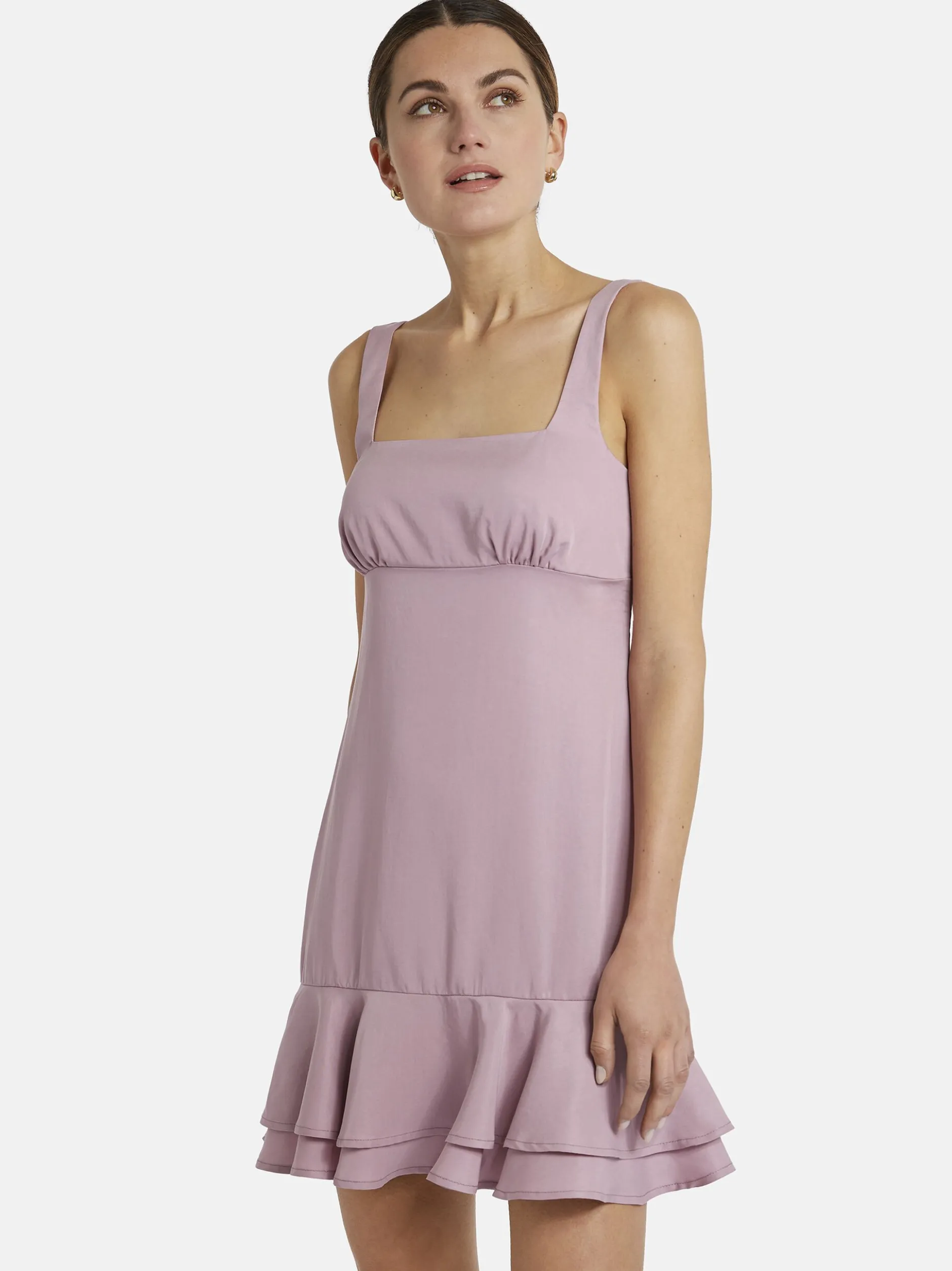 Nicowa Damen Minikleid - LONIWA in rosa - Länge: kurz