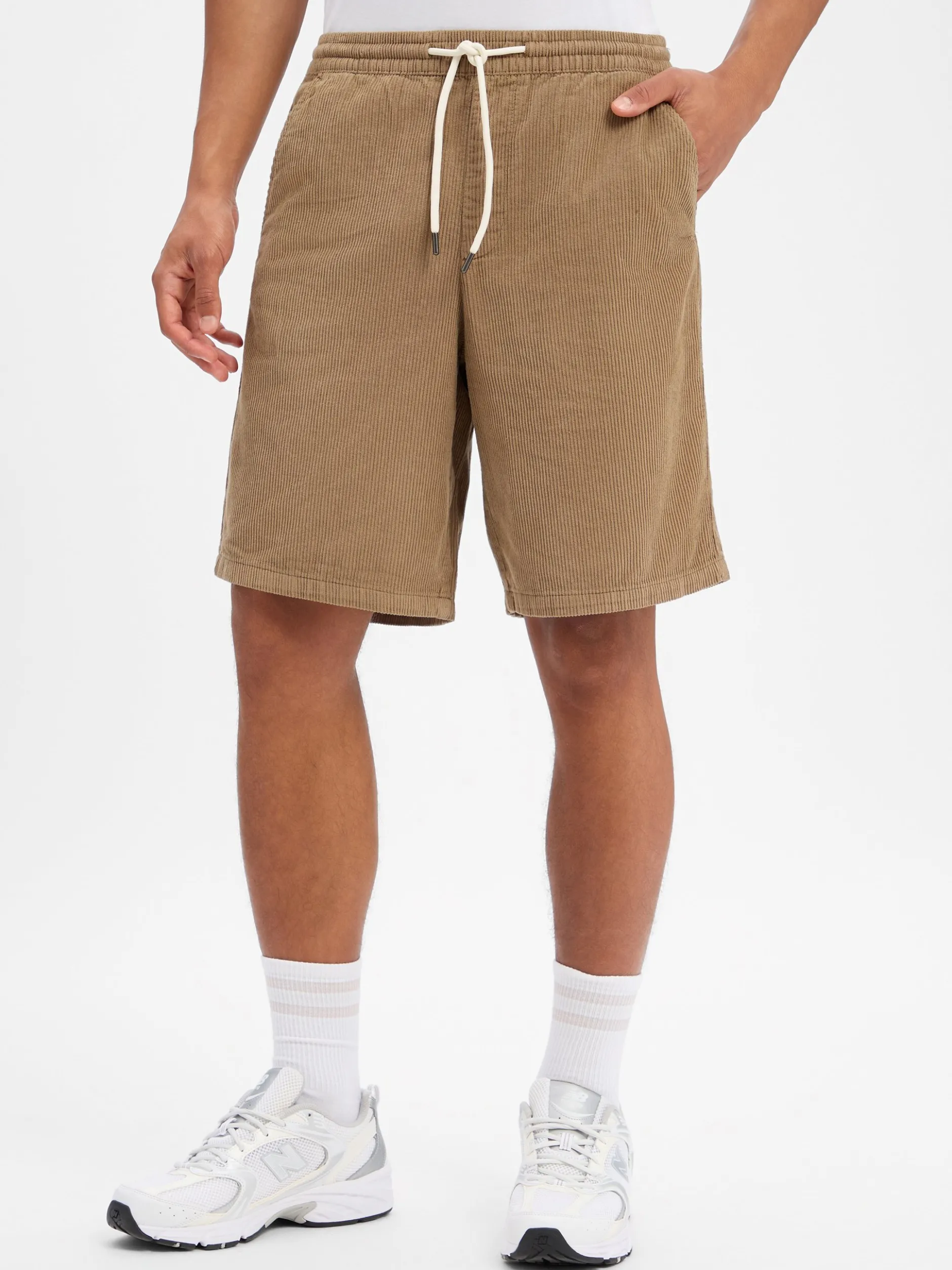 Nils Sundström Herren Cordshorts in melange