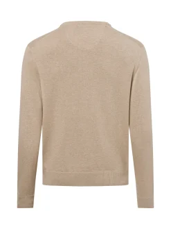 Nils Sundström Herren Pullover in beige - Ärmel: langarm