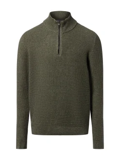 Nils Sundström Herren Strickpullover in oliv