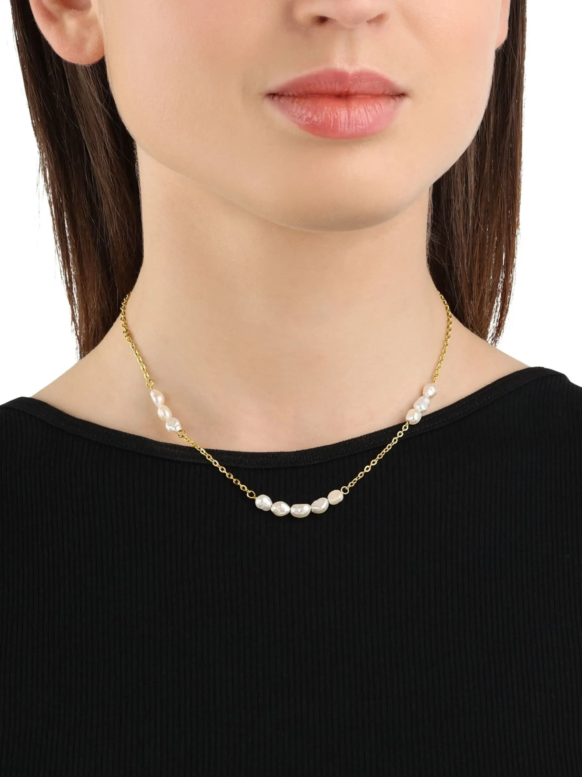 NOELANI Damen Halskette in gold