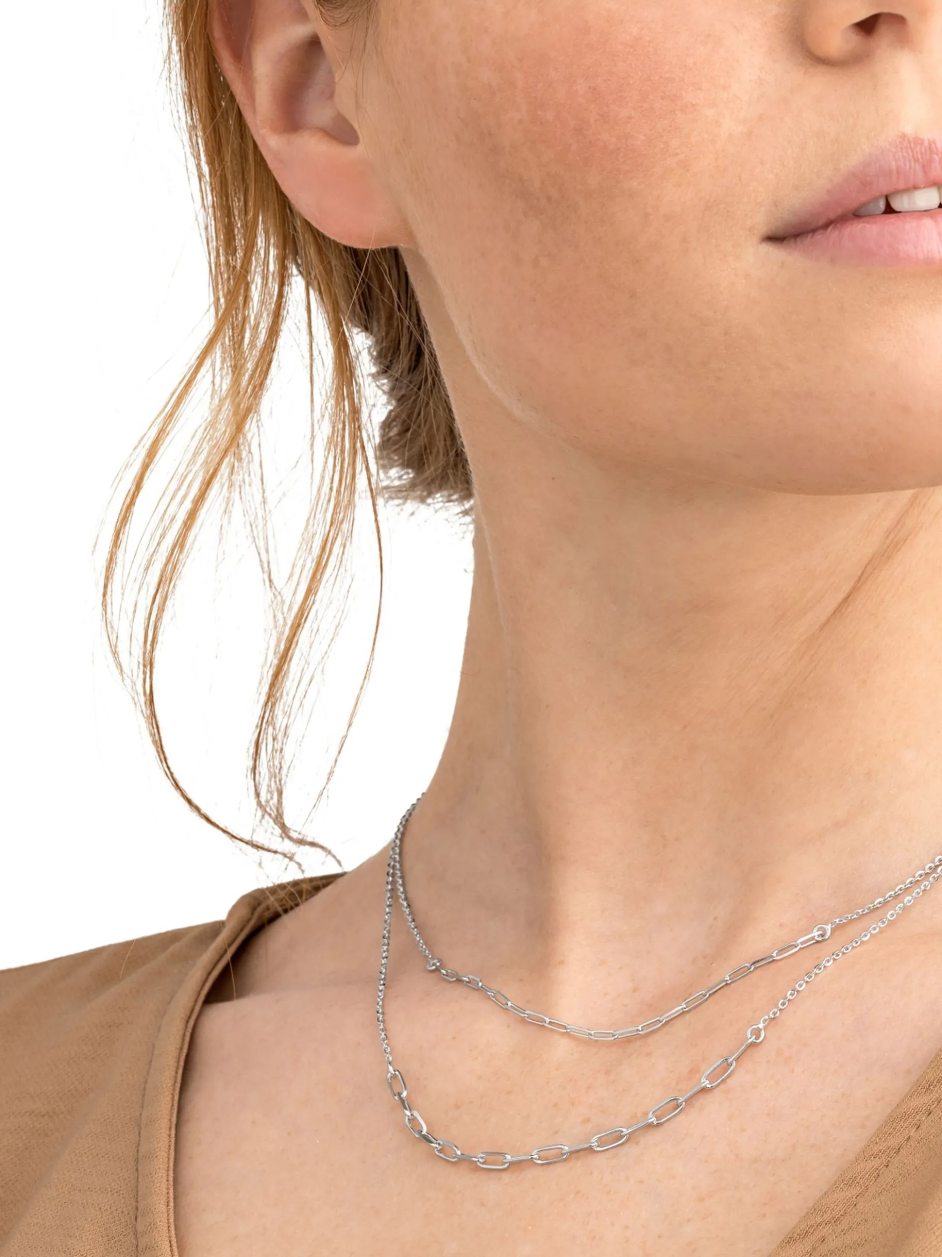 NOELANI Damen Halskette in silber