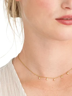 NOELANI Damen Kette mit Anhänger in gold