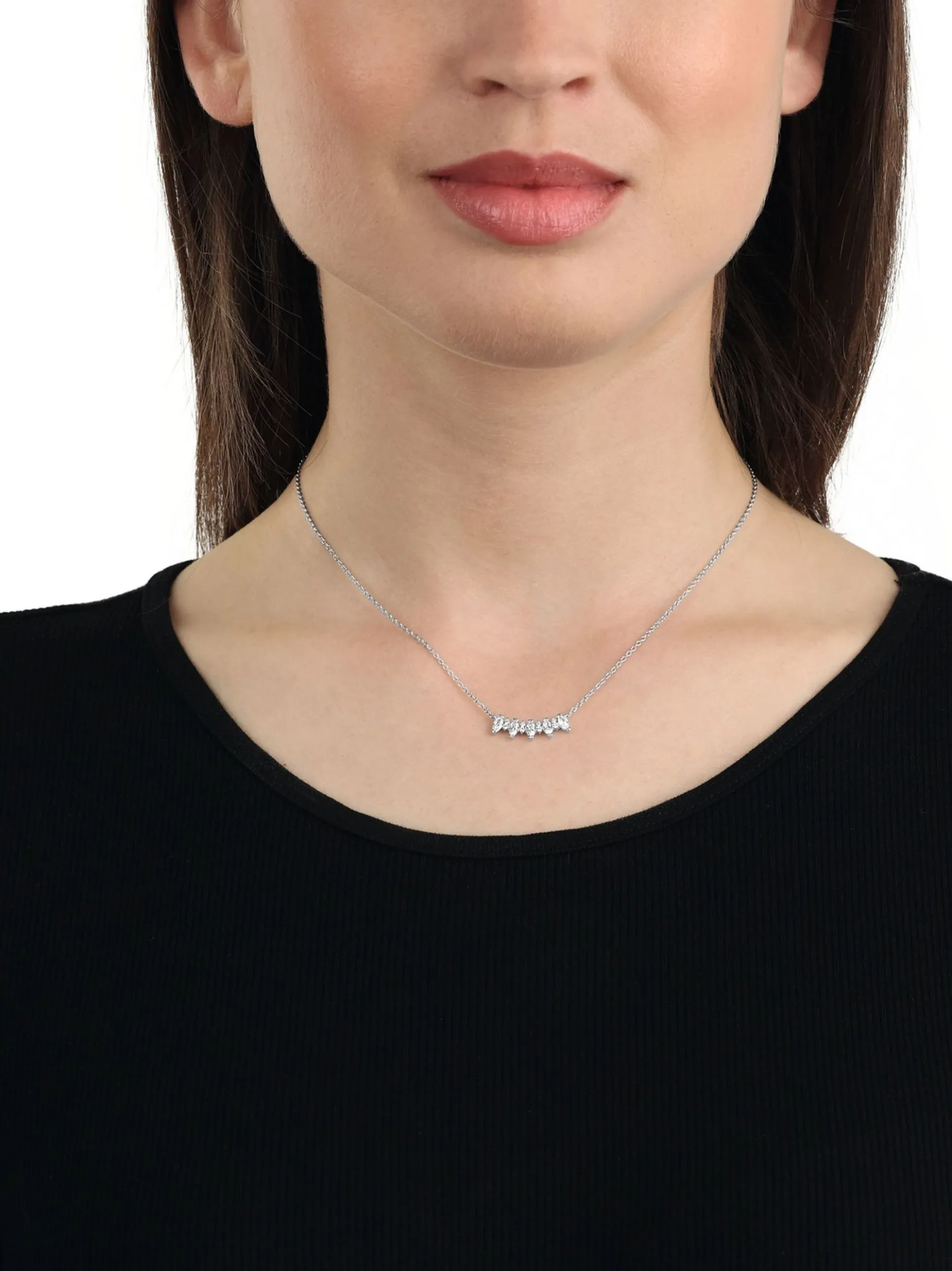 NOELANI Damen Kette mit Anhänger in silber