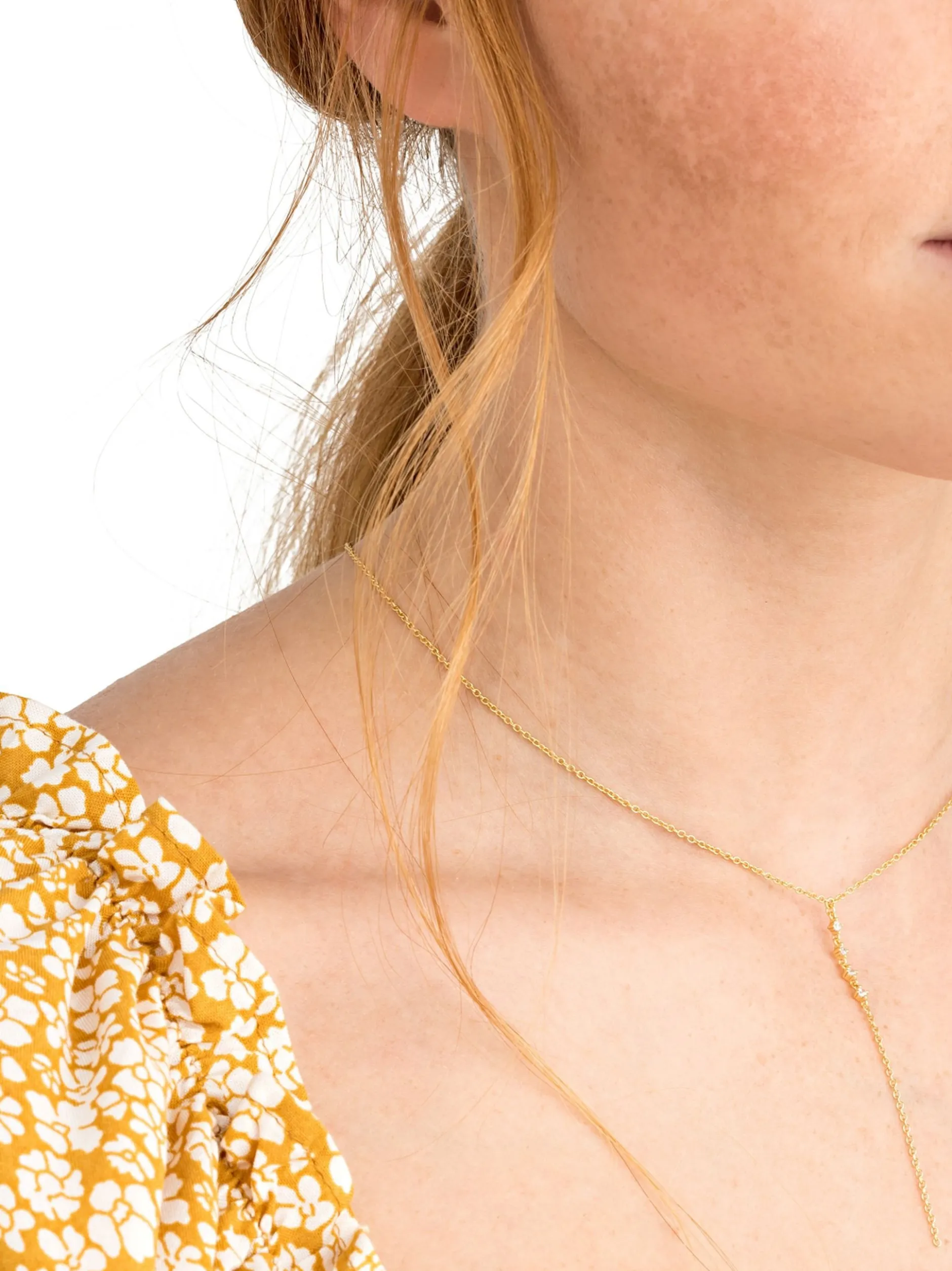 NOELANI Damen Y-Collier in gold