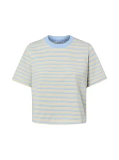 Noisy May Damen T-Shirt - NMEmber in vanille hellblau