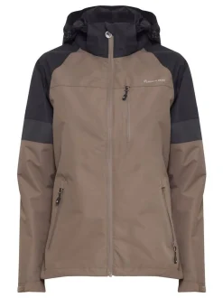 North Bend Damen Kurzjacke - NBToana W W-PRO 10.000 mit wasserdichter Beschichtung in grau