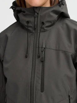 North Bend Damen Softshelljacke - NBRosa in grau