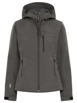 North Bend Damen Softshelljacke - NBRosa in grau