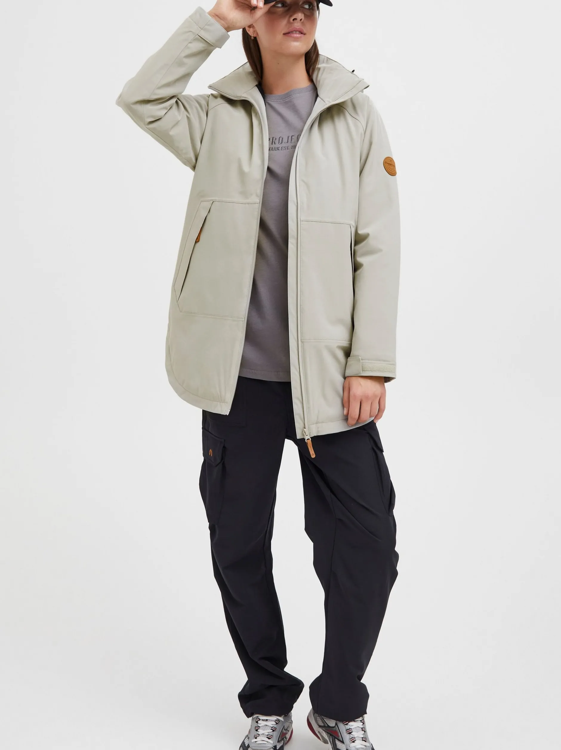 North Bend Damen Softshelljacke - NBBrenda W in grau
