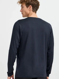 North Bend Herren Langarmshirt - NBAdreon in blau