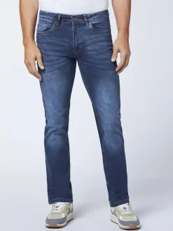 Oklahoma Jeans Herren Jeans in blau - Länge: lang