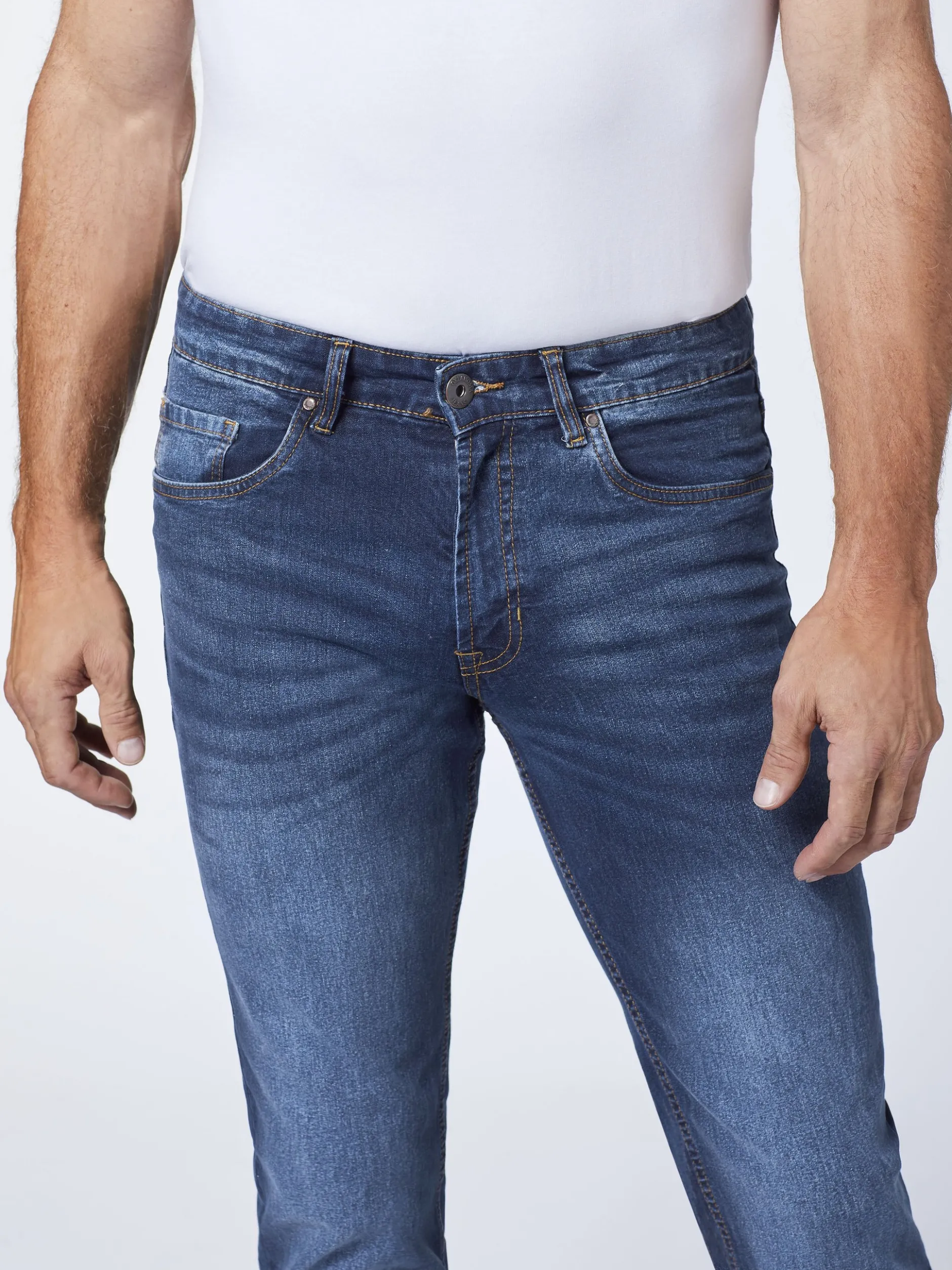 Oklahoma Jeans Herren Jeans in blau - Länge: lang