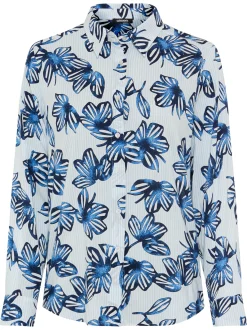 Olsen Damen Bluse in mehrfarbig - Ärmel: langarm