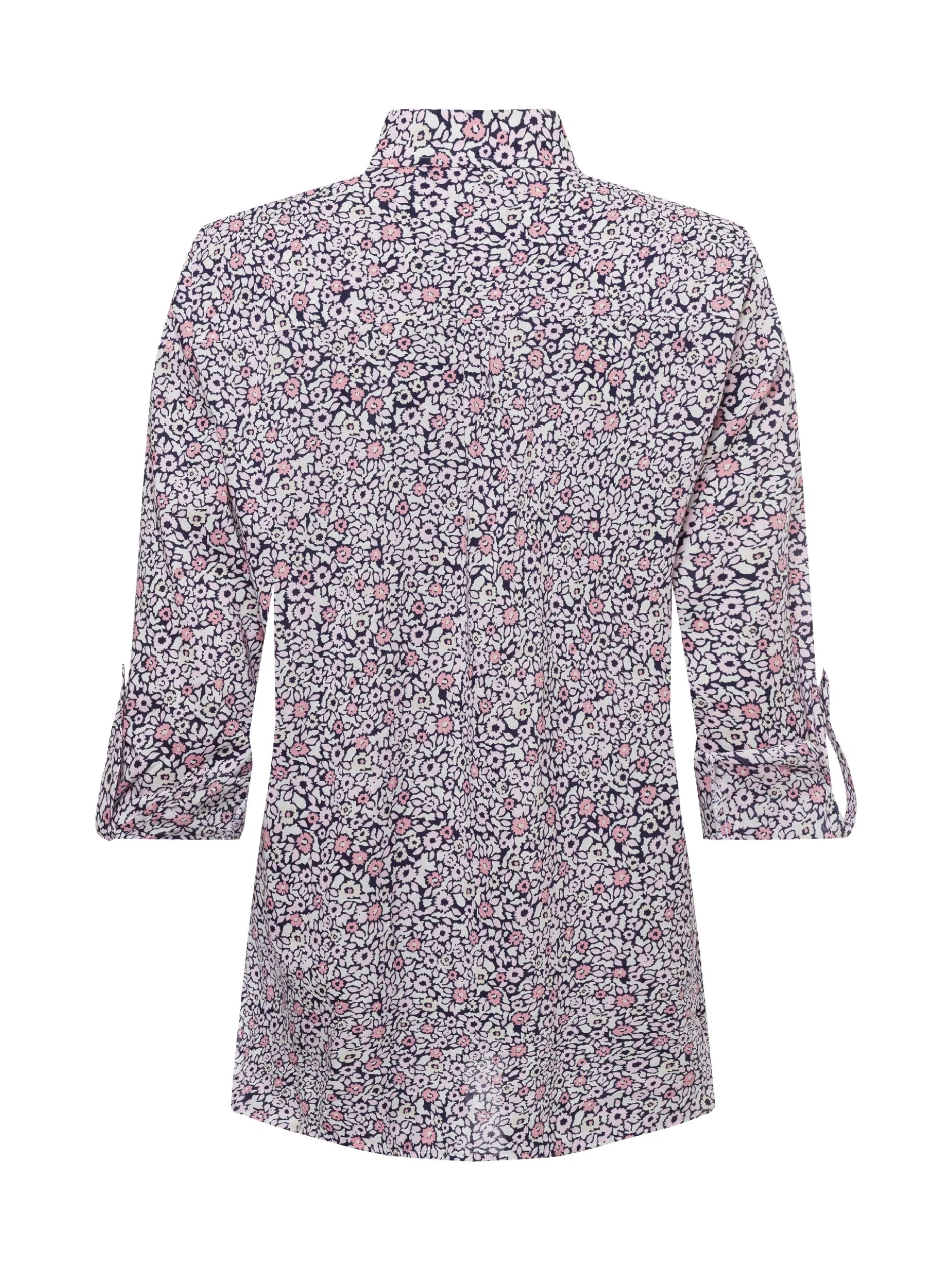 Olsen Damen Hemdbluse in pink mehrfarbig