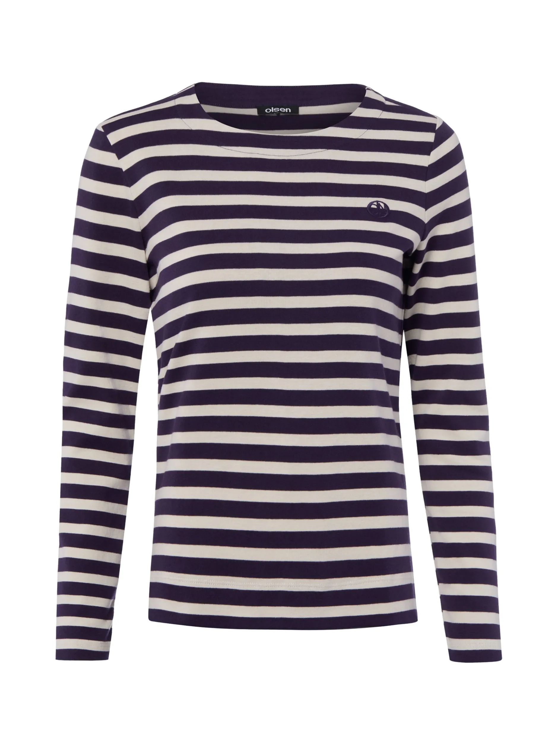Olsen Damen Langarmshirt - Hannah in lila vanille