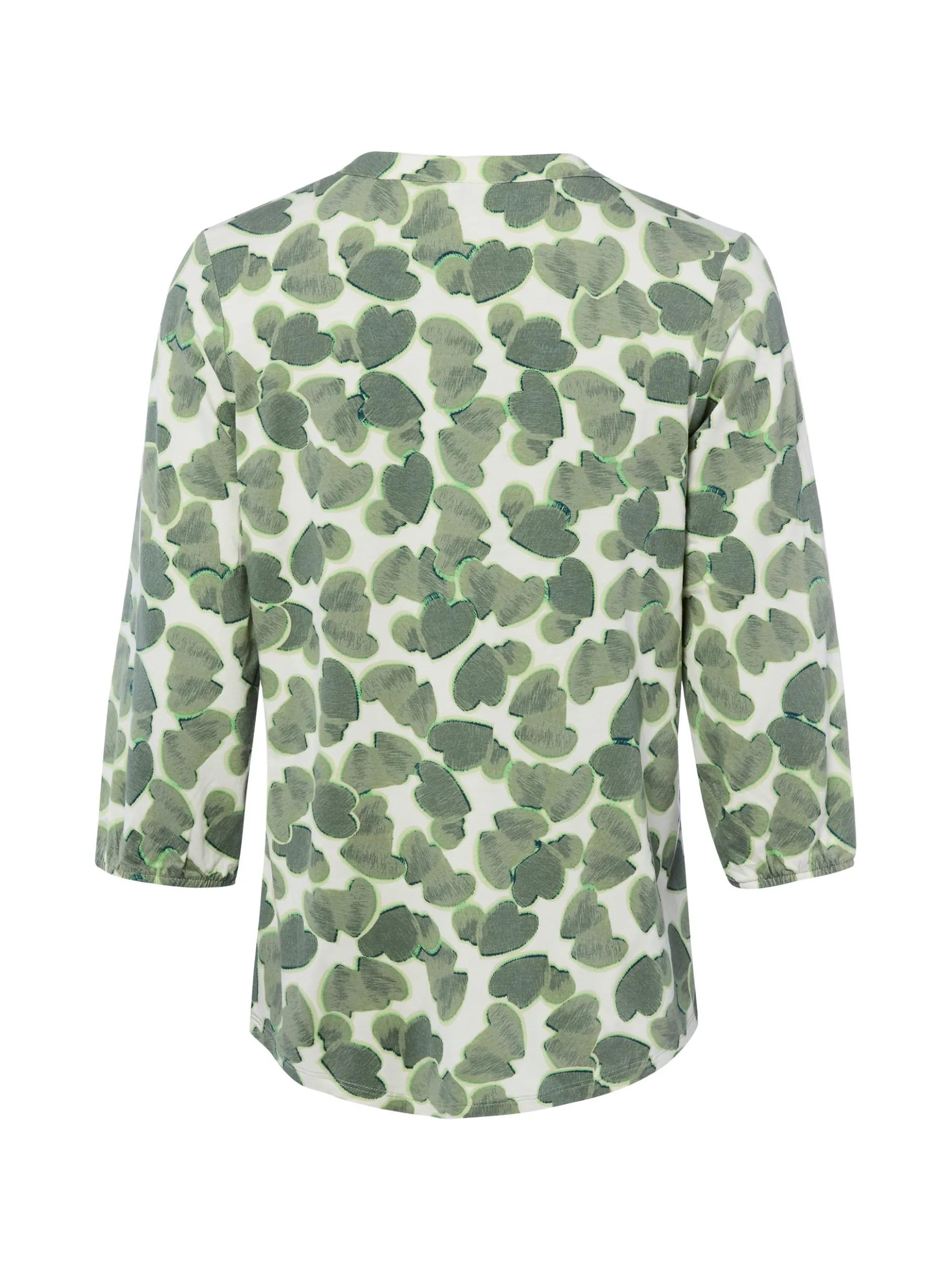 Olsen Damen Langarmshirt - Hannah in schilf weiß
