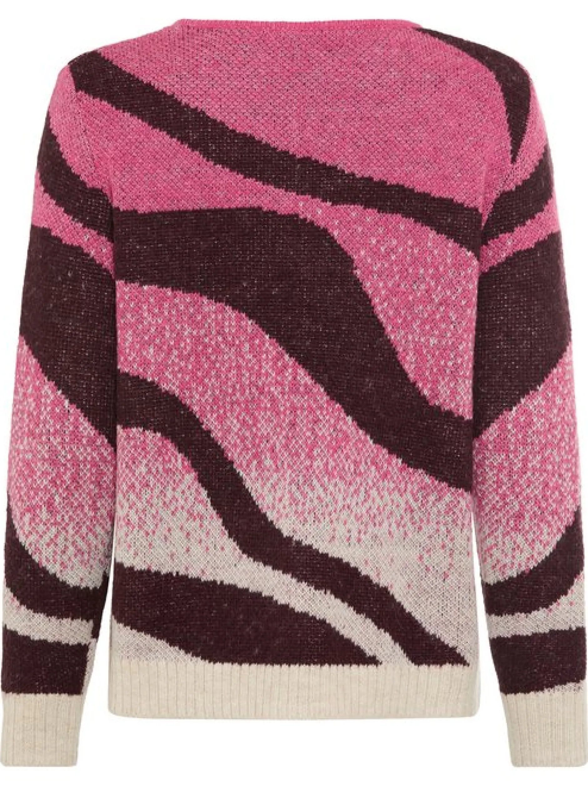 Olsen Damen Pullover in pink - Ausschnitt: Rundhals