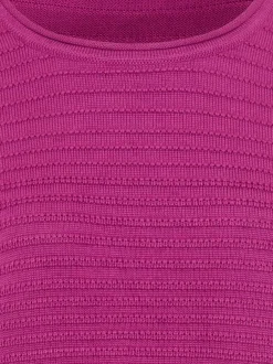 Olsen Damen Pullover in pink - Ausschnitt: Rundhals