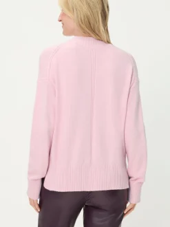 Olsen Damen Pullover in rosa - Ausschnitt: Rundhals