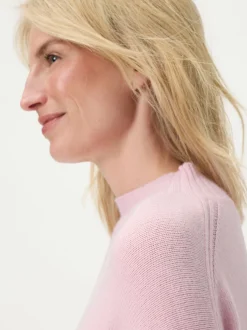 Olsen Damen Pullover in rosa - Ausschnitt: Rundhals