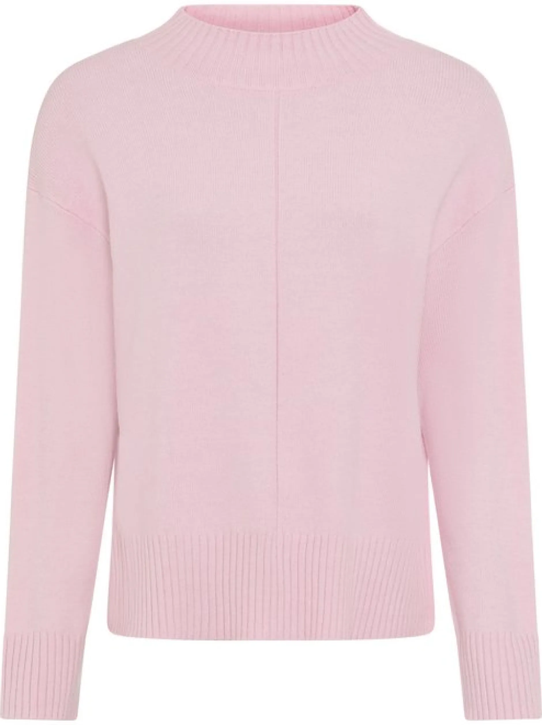 Olsen Damen Pullover in rosa - Ausschnitt: Rundhals