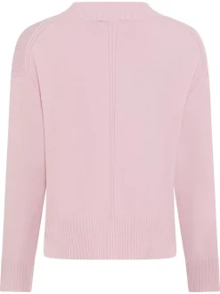 Olsen Damen Pullover in rosa - Ausschnitt: Rundhals