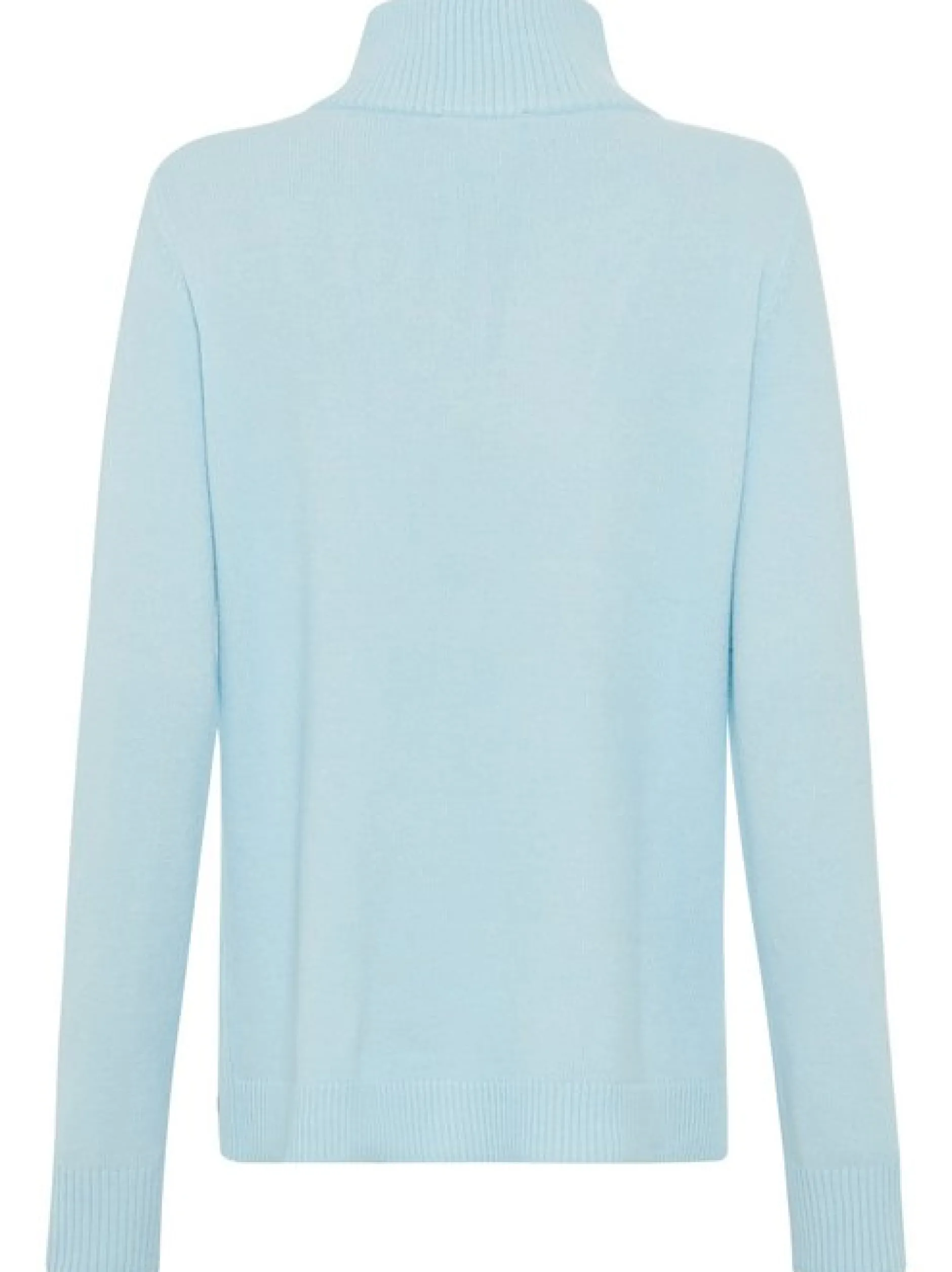 Olsen Damen Strickpullover in blau - Ärmel: langarm