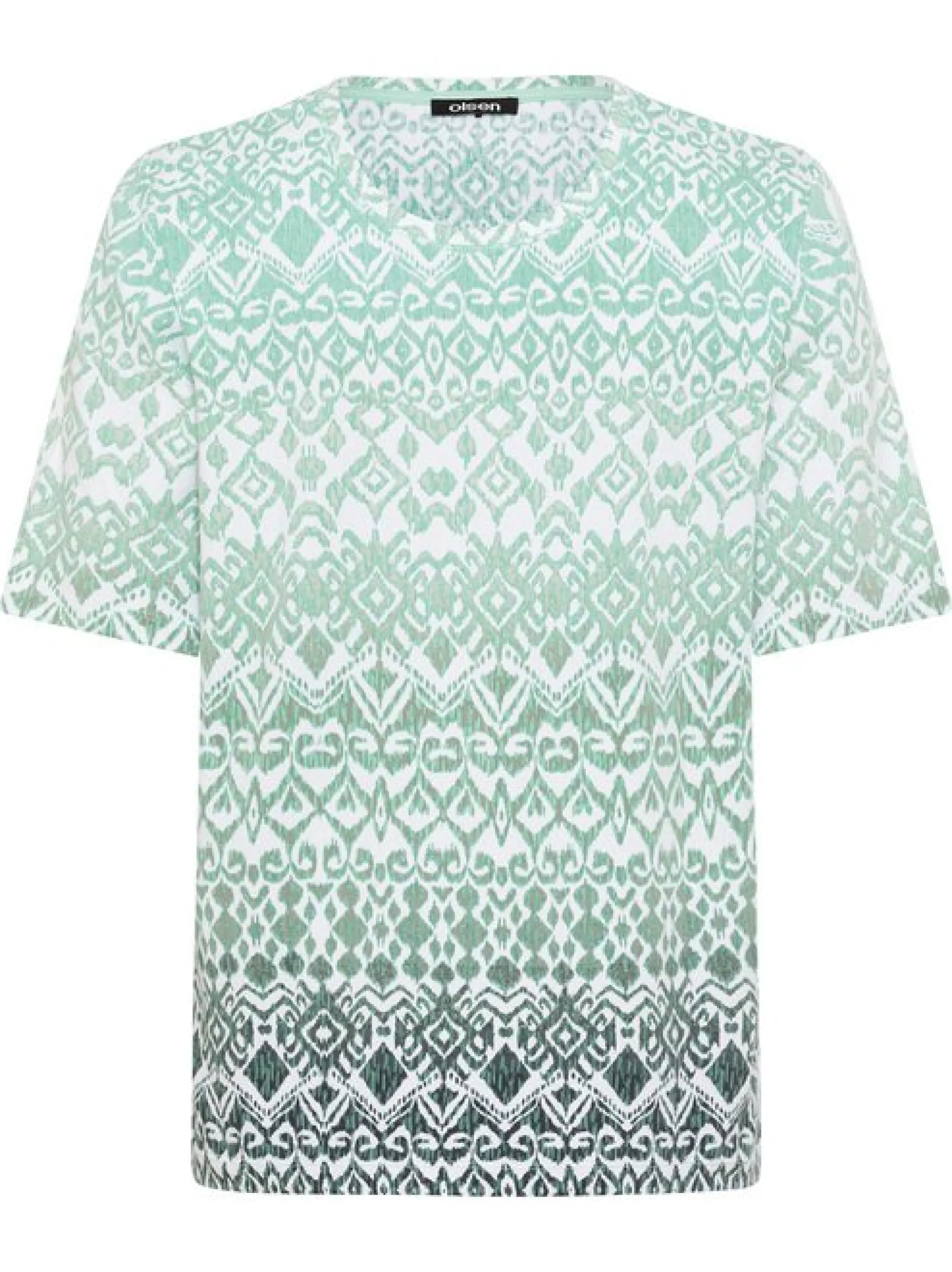 Olsen Damen T-Shirt in mint - Ausschnitt: Rundhals