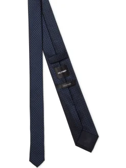 OLYMP Level Five Herren Seidenkrawatte in indigo