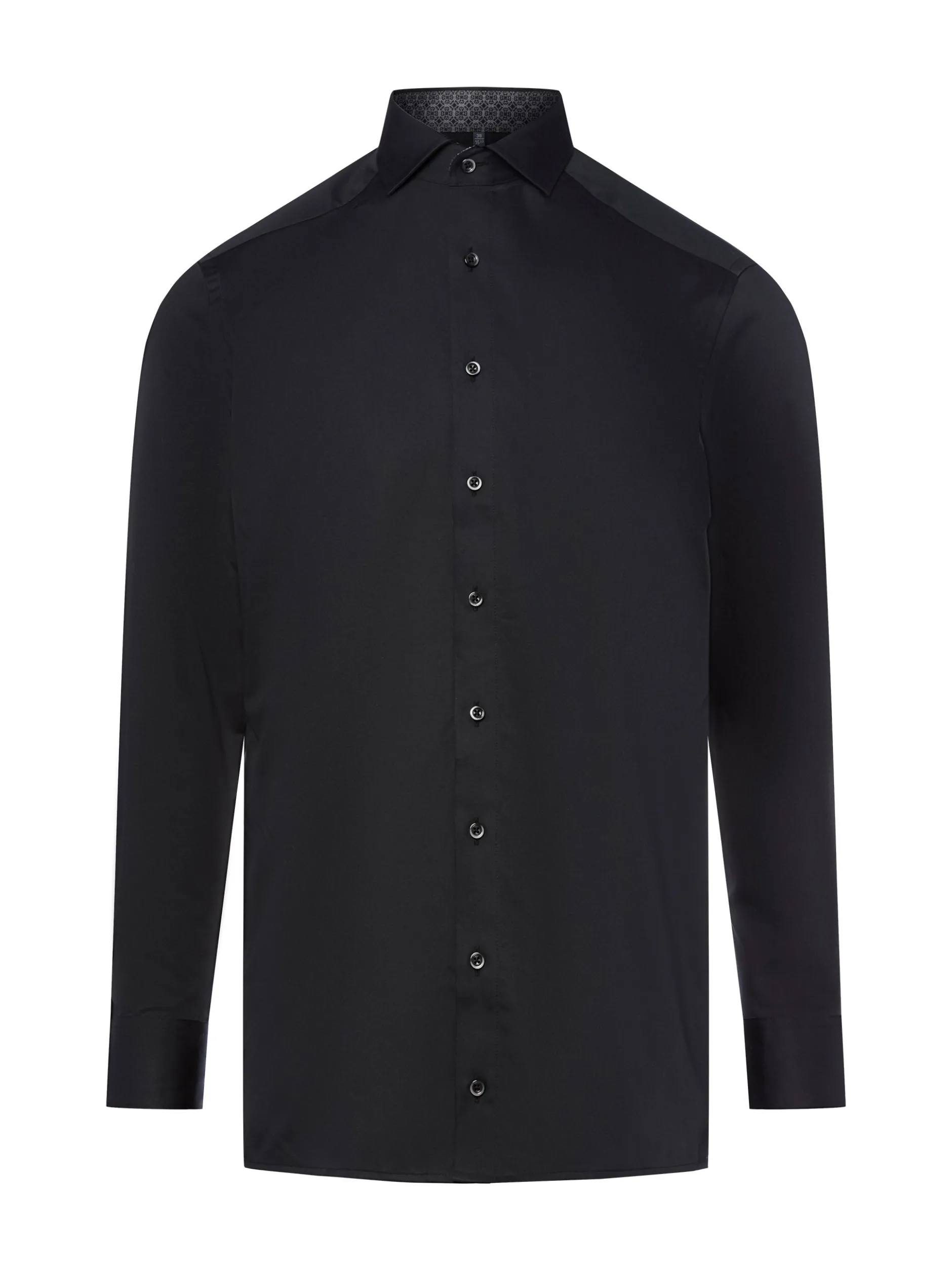 OLYMP Luxor modern fit Herren Businesshemd in schwarz