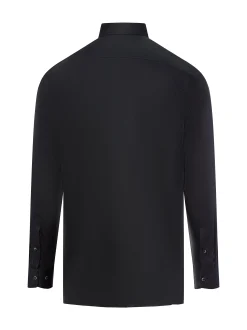 OLYMP Luxor modern fit Herren Businesshemd in schwarz