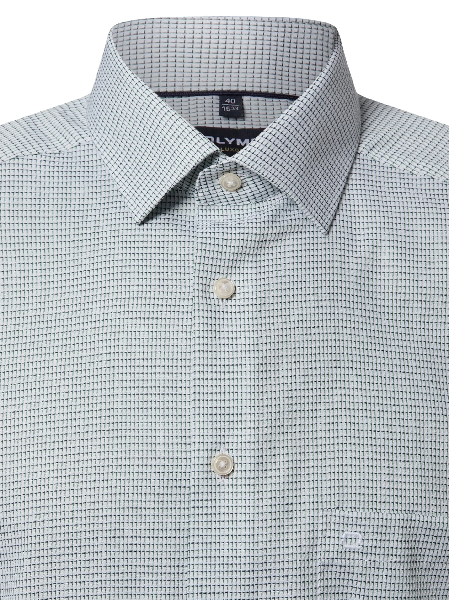 OLYMP Luxor modern fit Herren Hemd in grün marine