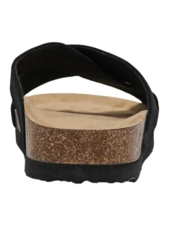 Only Shoes Damen Pantolette in schwarz