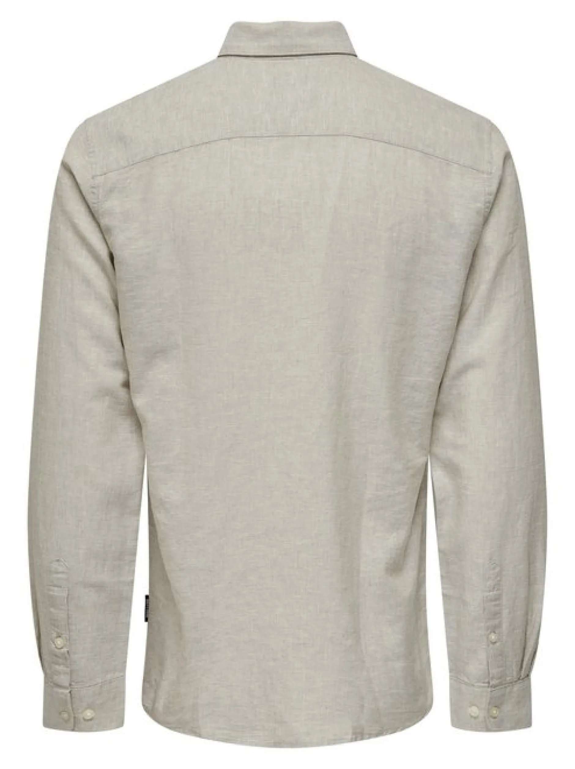 Only&Sons Herren Hemd in grau - Ärmel: langarm