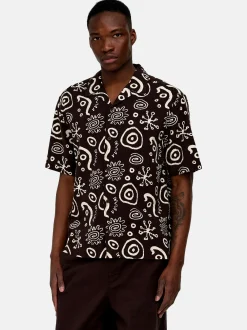 Only&Sons Herren Hemd in schwarz - Ärmel: kurzarm