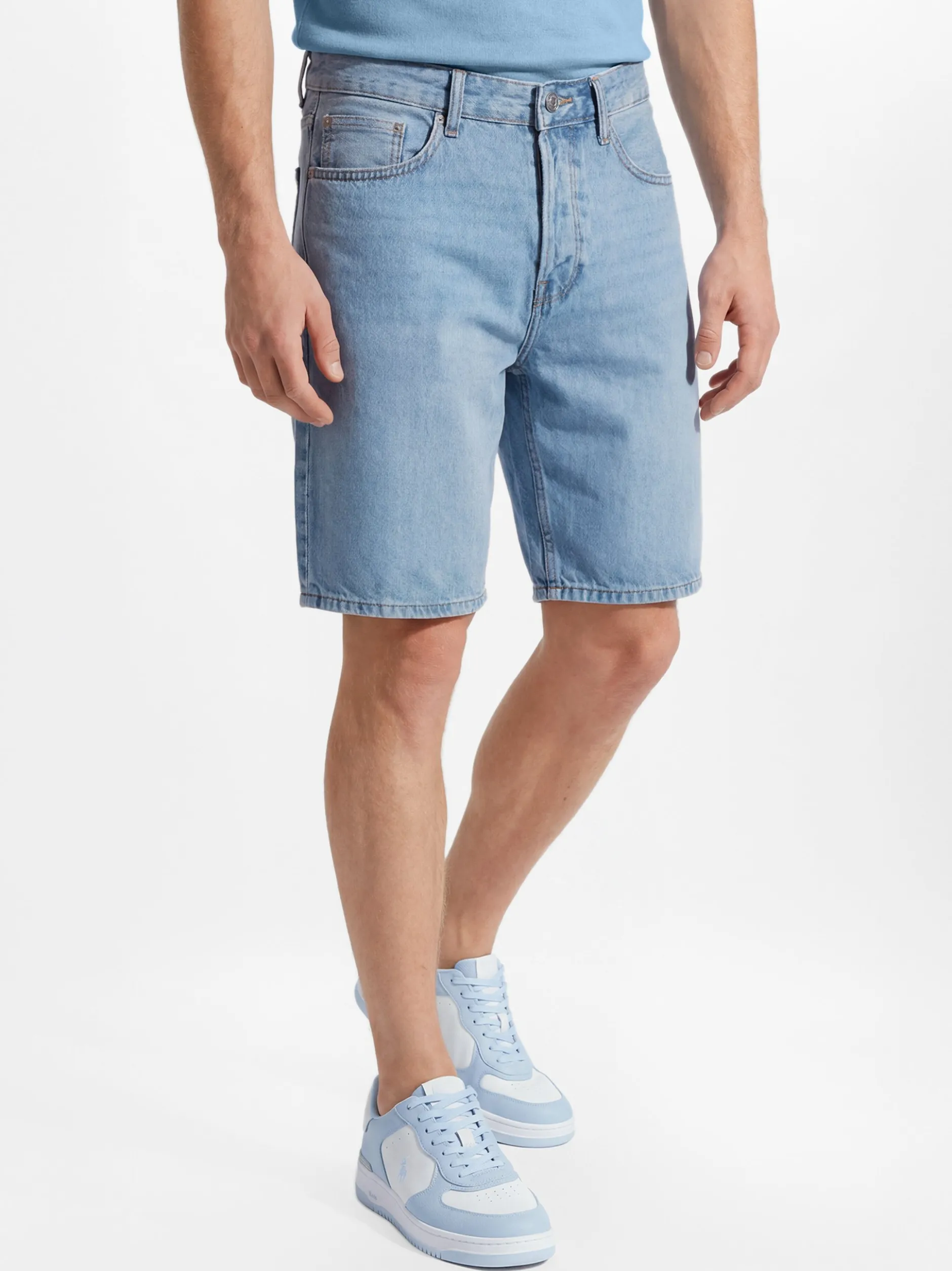 Only&Sons Herren Jeansshorts - ONSEdge in bleached