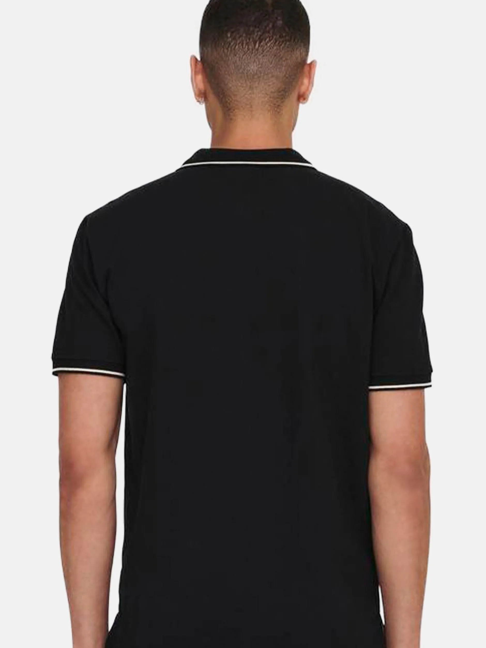 Only&Sons Herren Poloshirt - 2er Pack Onsefletcher in schwarz