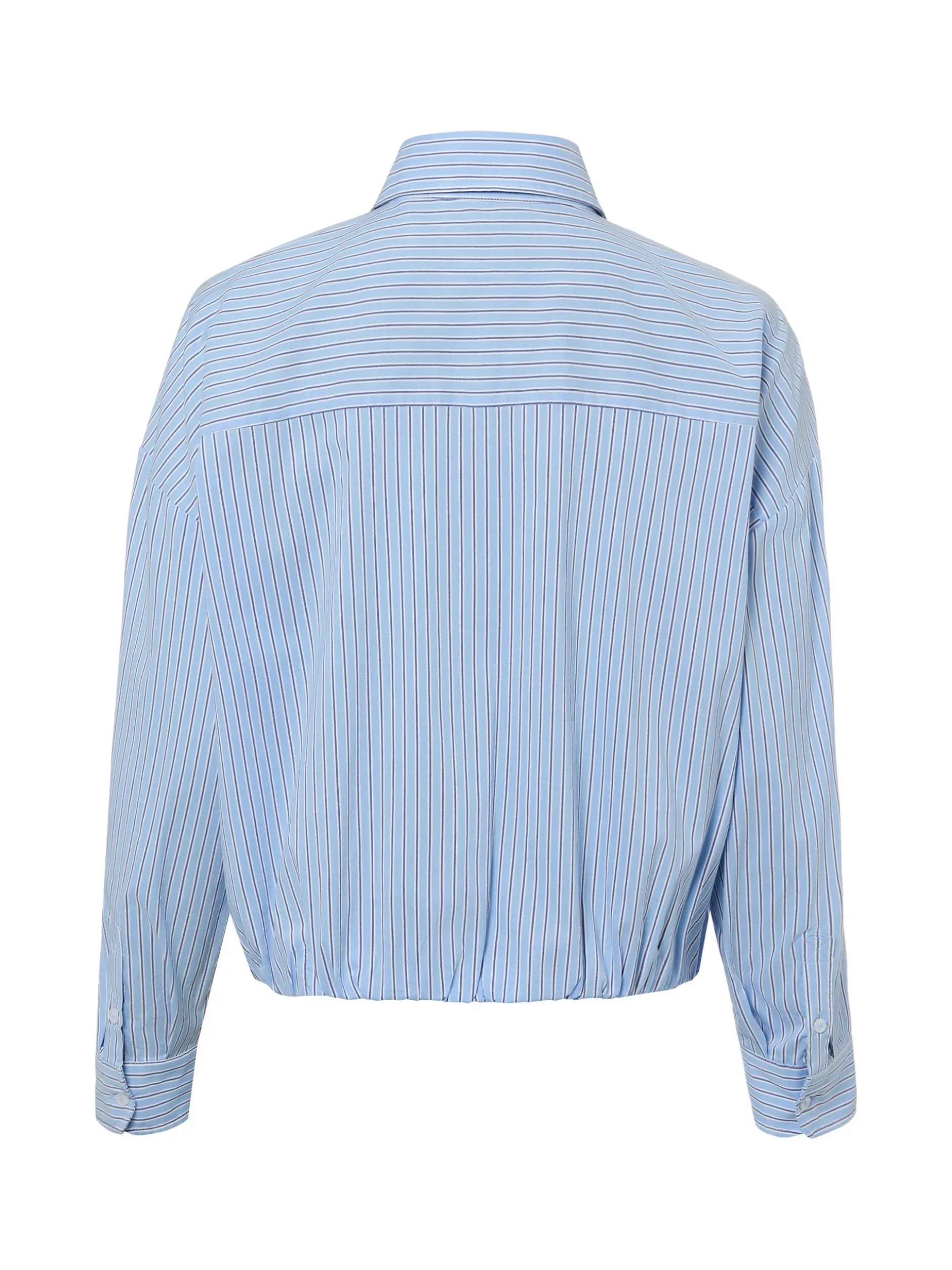 Opus Damen Bluse- Fresa in hellblau weiß