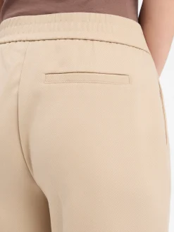 Opus Damen Hose - Melane Soft in beige - Länge: verkürzt